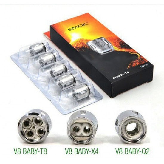 SMOK V8 Baby Q2/Q4/X4/M2/T8/Mesh Coil Alien-AL85 (5'li Paket) SMOK V8 Baby Q2/Q4/X4/M2/T8/Mesh Coil Alien-AL85 (5'li Paket)