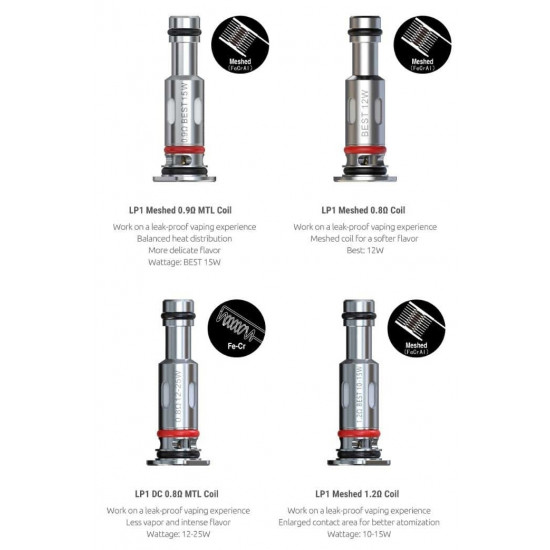 Smok LP1 Coil 5'li Paket Smok LP1 Coil 5'li Paket