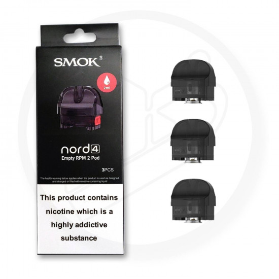 Smok Nord 4 RPM 2 Pod (Kartuş) 3'lü Paket Smok Nord 4 RPM 2 Pod (Kartuş) 3'lü Paket