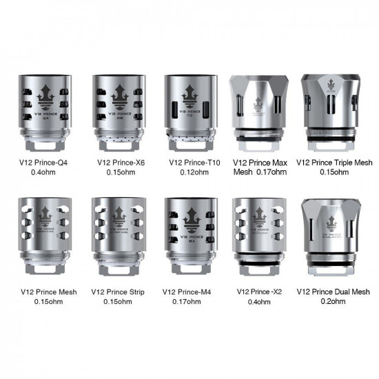 Smok V12 Prince M4/Q4/X6/T10 Coil (3'lü paket) Smok V12 Prince M4/Q4/X6/T10 Coil (3'lü paket)
