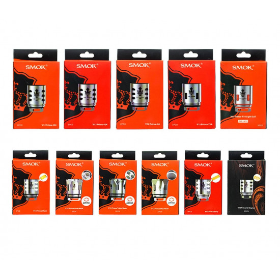 Smok V12 Prince M4/Q4/X6/T10 Coil (3'lü paket) Smok V12 Prince M4/Q4/X6/T10 Coil (3'lü paket)