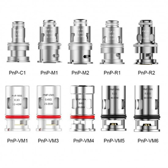 VOOPOO PnP Coil (VOOPOO Vinci Coil) 5'li Paket VOOPOO PnP Coil (VOOPOO Vinci Coil) 5'li Paket