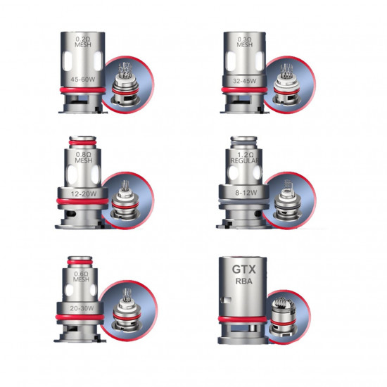 Vaporesso GTX Coil 5'li Paket (PM80-GTX One) Vaporesso GTX Coil 5'li Paket (PM80-GTX One)