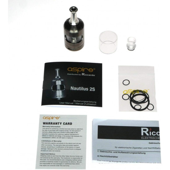 Aspire Nautilus 2S MTL Atomizer 2.6ml Aspire Nautilus 2S MTL Atomizer 2.6ml
