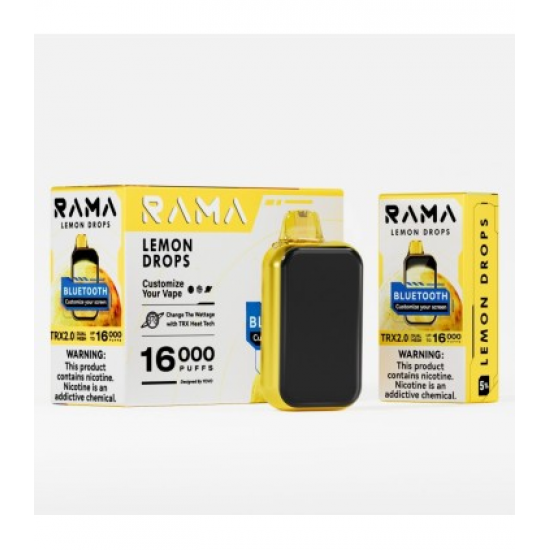 Rama 16.000 Puff Bar %5 Lemon Drops Rama 16.000 Puff Bar %5 Lemon Drops