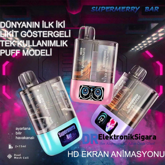 Super Merry 25.000 Puff Bar %5 Nikotin Frozen Raspberry Lemonade Super Merry 25.000 Puff Bar %5 Nikotin Frozen Raspberry Lemonade