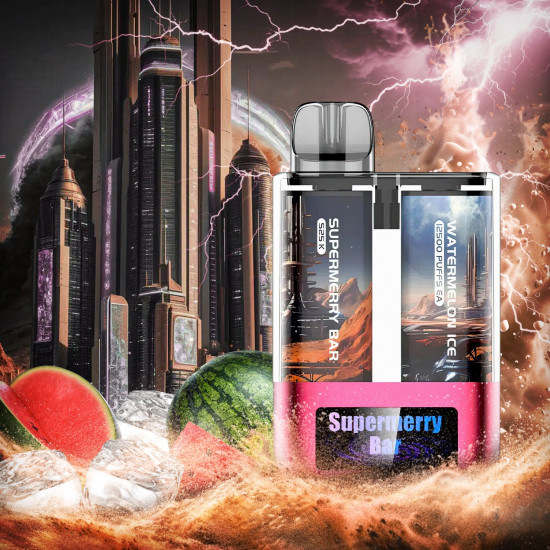Super Merry 25.000 Puff Bar %5 Nikotin Watermelon İce Super Merry 25.000 Puff Bar %5 Nikotin Watermelon İce
