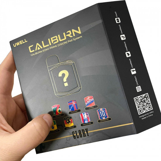 Uwell Caliburn KOKO Prime Vision Glory Pod Mod Kit Elektronik Sigara Uwell Caliburn KOKO Prime Vision Glory Pod Mod Kit Elektronik Sigara
