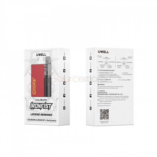 Uwell Caliburn İronFist L Pod Sistem Elektronik Sigara Uwell Caliburn İronFist L Pod Sistem Elektronik Sigara
