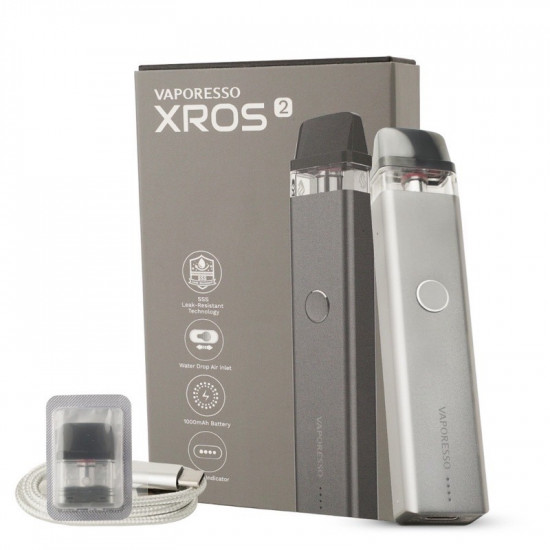 Vaporesso Xros 2 Pod Mod Kit Elektronik Sigara 1000mAh Vaporesso Xros 2 Pod Mod Kit Elektronik Sigara 1000mAh