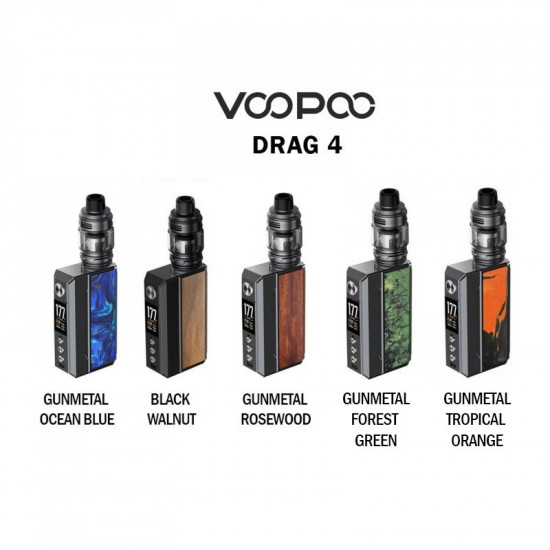 Voopoo Drag 4 177W Box Kit Elektronik Sigara Voopoo Drag 4 177W Box Kit Elektronik Sigara