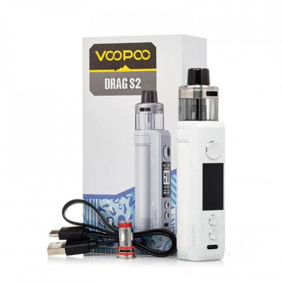 Voopoo Drag S2 Kit 60W Pod Mod Elektronik Sigara Voopoo Drag S2 Kit 60W Pod Mod Elektronik Sigara