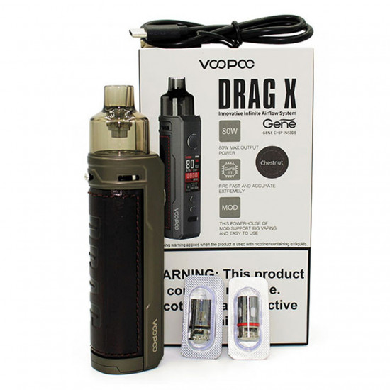 Voopoo Drag X Kit Pod Mod Elektronik Sigara Voopoo Drag X Kit Pod Mod Elektronik Sigara