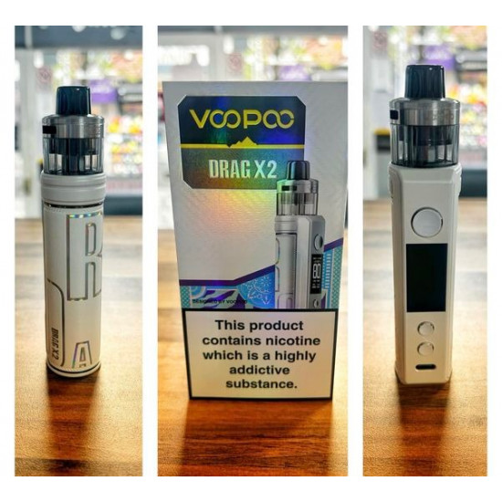 Voopoo Drag X2 Kit 80W Pod Mod Elektronik Sigara Voopoo Drag X2 Kit 80W Pod Mod Elektronik Sigara