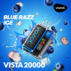 Vozol Vista 20000 Puff Bar %5 Nikotin Blue Razz İce Vozol Vista 20000 Puff Bar %5 Nikotin Blue Razz İce