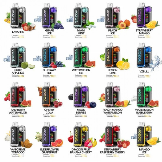 Vozol Vista 20000 Puff Bar %5 Nikotin Cherry Cola Vozol Vista 20000 Puff Bar %5 Nikotin Cherry Cola