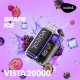 Vozol Vista 20000 Puff Bar %5 Nikotin Grape İce Vozol Vista 20000 Puff Bar %5 Nikotin Grape İce