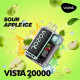 Vozol Vista 20000 Puff Bar %5 Nikotin Sour Apple İce Vozol Vista 20000 Puff Bar %5 Nikotin Sour Apple İce