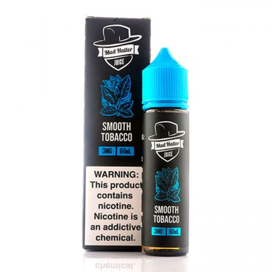 Mad Hatter Smooth Tobacco 60ML Premium Likit Mad Hatter Smooth Tobacco 60ML Premium Likit