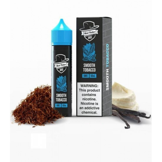 Mad Hatter Smooth Tobacco 60ML Premium Likit Mad Hatter Smooth Tobacco 60ML Premium Likit