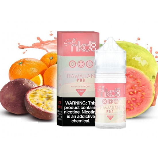 Naked Hawaiian Pog 30ml Premium Salt Likit Naked Hawaiian Pog 30ml Premium Salt Likit