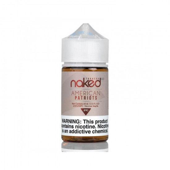 Naked Tobacco American Patriots 60ml Premium Likit Naked Tobacco American Patriots 60ml Premium Likit