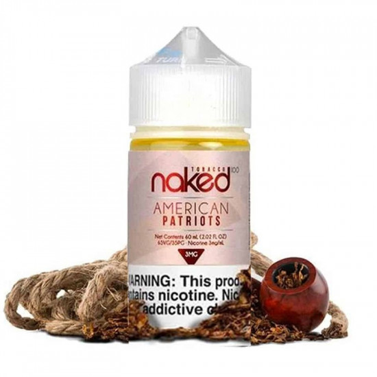 Naked Tobacco American Patriots 60ml Premium Likit Naked Tobacco American Patriots 60ml Premium Likit