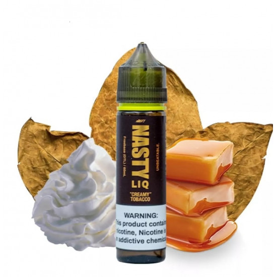 Nasty LİQ Serisi Cream Tobacco Premium Likit 60ml Nasty LİQ Serisi Cream Tobacco Premium Likit 60ml