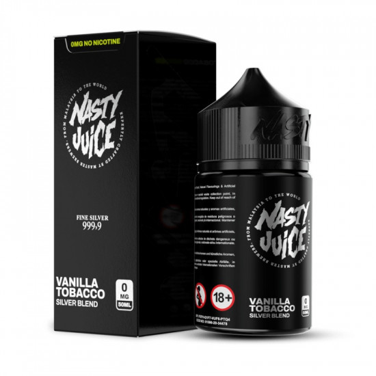 Nasty Tobacco Silver Blend 60ML Premium Likit Nasty Tobacco Silver Blend 60ML Premium Likit