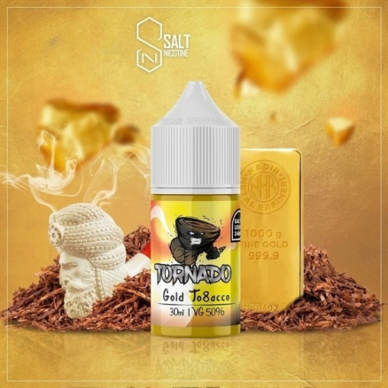 Tornado Likit Gold To8acco 30ML Salt Likit Tornado Likit Gold To8acco 30ML Salt Likit