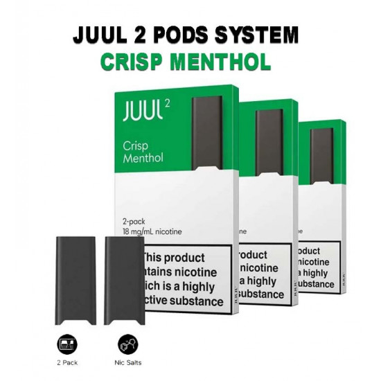juul 2 Pod Crisp Menthol (Kartuş) 2'li Paket juul 2 Pod Crisp Menthol (Kartuş) 2'li Paket