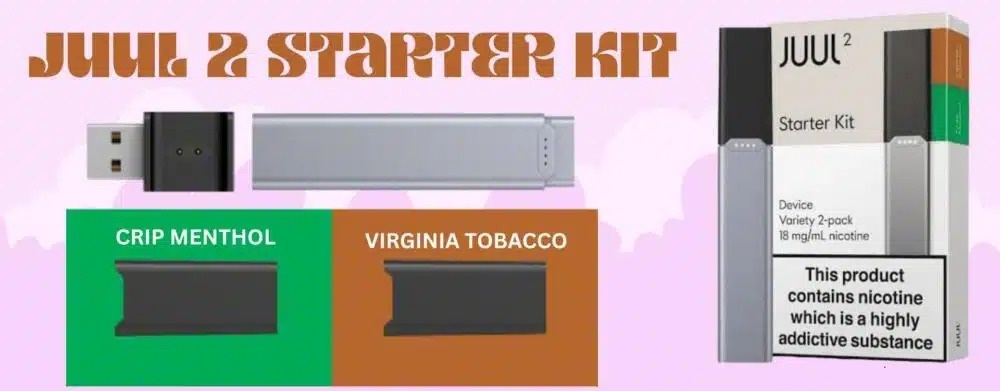 Juul 2 Starter Pod Mod Elektronik Sigara Kiti Juul 2 Starter Pod Mod Elektronik Sigara Kiti